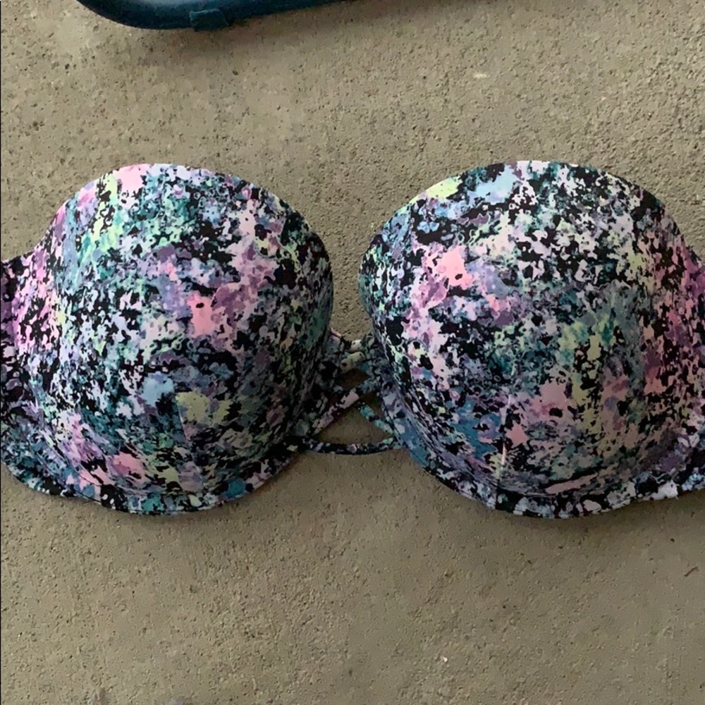Swimsuit top.